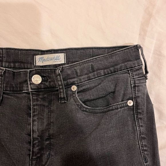 High Riser Skinny Skinny Jeans in Atlantic Distressed Black - Picture 6 of 6